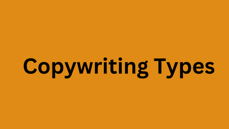 Copywriting Types