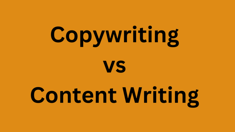 Copywriting vs Content Writing