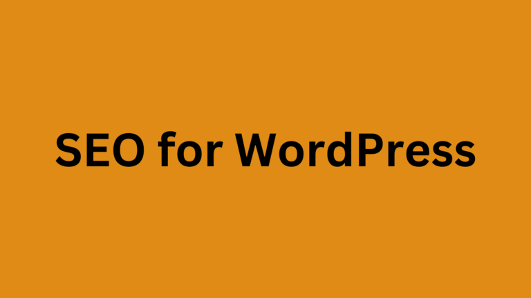 SEO for WordPress